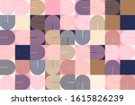 mid century geometric abstract... | Shutterstock .eps vector #1615826239