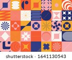 brutalism art inspired abstract ... | Shutterstock .eps vector #1641130543