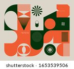 retro future inspired artwork... | Shutterstock .eps vector #1653539506