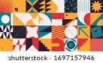 brutalism art inspired abstract ... | Shutterstock .eps vector #1697157946