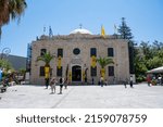 Small photo of Iraklio, Greece 15 May 2022, The orthodox church of Agios Titos in the center of the old town of Heraklion