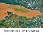 Small photo of Lake Rukwa, Tanzania. One of the smaller lakes of the East African Rift is rich with mud, fish, and geologic beauty. Elements of this image furnished by NASA.