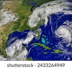 Small photo of Tropical Storm Lee. One week after Hurricane Irene battered the eastern U.S., a lesstouted, more plodding storm soaked the eastern half of. Elements of this image furnished by NASA.