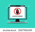 Access Denied Sign On Desktop...