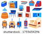 Oven Stove Vector Illustrations....