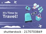 time to travel vector design.... | Shutterstock .eps vector #2170703869