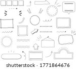 set of title index template  ... | Shutterstock .eps vector #1771864676