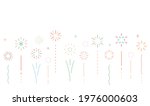 simple line fireworks... | Shutterstock .eps vector #1976000603