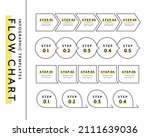 a set of simple flowchart... | Shutterstock .eps vector #2111639036