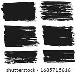 ink brush strokes  set of paint ... | Shutterstock .eps vector #1685715616