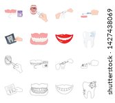 vector design of tooth and... | Shutterstock .eps vector #1427438069