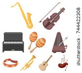 Vector Images, Illustrations and Cliparts: cartoon musical instrument ...