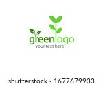 go green logo on white... | Shutterstock . vector #1677679933