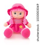 Pink Plushie Doll Isolated On...