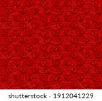 the seamless red background... | Shutterstock . vector #1912041229