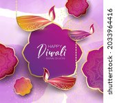 diwali festival holiday design... | Shutterstock .eps vector #2033964416