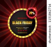 black friday special offer on... | Shutterstock . vector #1151862716