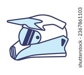 motorcycle helmet icon vector...