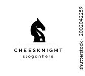 Logo Minimalist Knight Chess...