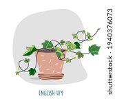 english ivy illustration.... | Shutterstock .eps vector #1940376073