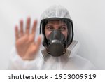 Girl in personal protective equipment