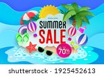 summer sale vector banner... | Shutterstock .eps vector #1925452613