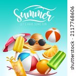 summer fun vector design.... | Shutterstock .eps vector #2117768606