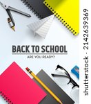 back to school vector poster... | Shutterstock .eps vector #2142639369
