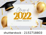 graduation greeting vector... | Shutterstock .eps vector #2152718803