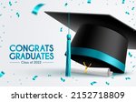 graduation 2022 greeting vector ... | Shutterstock .eps vector #2152718809