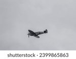 Small photo of Lee On The Solent England - November 11 2023: Supermarine spitfire a British fighter aircraft used by the Royal Air Force and other Allied countries during World War 2