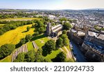 A view of Lancaster, a city on river Lune in northwest England, UK