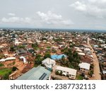 Small photo of Aerial view of Igbuzo (Ibusa) community in Delta State Nigeria
