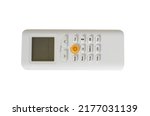 Air conditioner remote control. Remote control on a white background. Remote Control. Isolated image. Controller.
