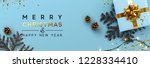 christmas banner. background... | Shutterstock .eps vector #1228334410