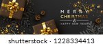 christmas banner. background... | Shutterstock .eps vector #1228334413