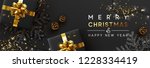 christmas banner. background... | Shutterstock .eps vector #1228334419