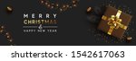 christmas banner. background... | Shutterstock .eps vector #1542617063