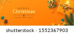 christmas banner. background... | Shutterstock .eps vector #1552367903