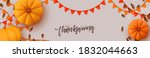 thanksgiving day banner.... | Shutterstock .eps vector #1832044663