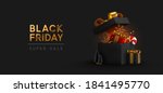 black friday super sale.... | Shutterstock .eps vector #1841495770