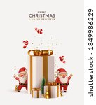 christmas and new year... | Shutterstock .eps vector #1849986229