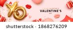 happy valentine's day romantic... | Shutterstock .eps vector #1868276209