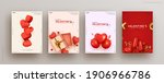 valentines day. romantic set... | Shutterstock .eps vector #1906966786