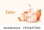 happy easter holiday background.... | Shutterstock .eps vector #1921647263