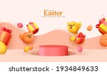 happy easter. realistic... | Shutterstock .eps vector #1934849633