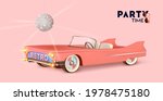party time. retro convertible... | Shutterstock .eps vector #1978475180