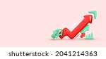 financial news. trading stock... | Shutterstock .eps vector #2041214363