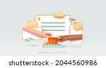 communication through... | Shutterstock .eps vector #2044560986