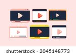 video player template.... | Shutterstock .eps vector #2045148773